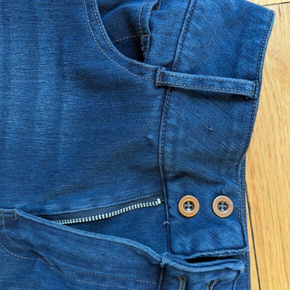 Halara Magic High Waisted Button Zipper Multiple Pockets Straight Leg Jeans - Picture 6 of 12